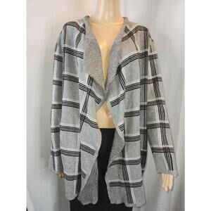 Jones New York Plaid Cardigan